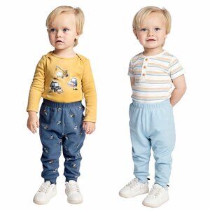 Pekkle Baby Layette Set Multicolor 4-Piece Bodysuit Bottoms Girls Boys